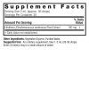 Eleuthero Root 2oz Alcohol Free (Siberian Ginseng) Supplement Facts Box