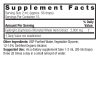 Eyebright Herb 1oz Low Alcohol Supplement Facts Box